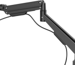 No name Hama 00220907 monitor mount / stand 88.9 cm (35") Desk Black