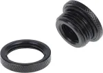 Alphacool bulkhead G1 / 4 connection&nbsp;(black, short version)