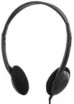 DELTACO Headphone HL-27 with volume control 2.2m black