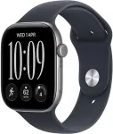 APPLE Watch Series 12 GPS+Cellular 46mm Space Grey Aluminium Case with Navy Blue Sport Band - M/L