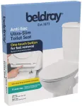 Beldray LA00000201WPEU7 Anti-bac Ultra-Slim Toilet Seat, White
