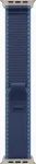 APPLE Watch Ultra 3 GPS + Cellular 49mm Natural Titanium Case with Blue/Bright Blue Trail Loop - M/L, MEWU4QI/A