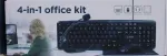 GEMBIRD SALE OUT. KBS-UO4-01 Multimedia office set, black, US-Layout | SALE OUT. | Gembird 4-in-1 Multimedia office set | KBS-UO4-01 | Keyboard, Mouse, Pad and Headset Set | Wired | Mouse included | US | Black | DAMAGED PACKAGING