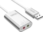 Helikaart UNITEK USB Sound Card STEREO; Y-247A
