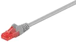 Goobay RJ45 CAT 6 U/UTP CU 0,5m Grey