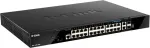 D-Link L&uuml;liti 440mm DGS-1520-28MP/E 2*SFP+/ 2*XGE/20*GE PoE jaem&uuml;&uuml;k