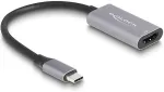 DELOCK USB adapter, USB-C male > HDMI female 4K 60hz grey, 15cm, HDR and HDCP