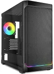 Korpus SHARKOON MK4W RGB Strip Micro Tower Black