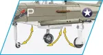 COBI Bell P-39D Airacobra, construction toy (grey)