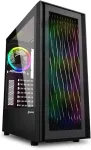 Korpus SHARKOON RGB WAVE, pc case (black, tempered glass side panel)
