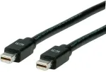 ROLINE DisplayPort Kabel Mini DP ST - Mini DP ST schwarz 2m