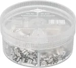 KNIPEX assortment box 97 99 910 with uninsulated ferrules, cable sleeve (transparent, 1,900 pieces)