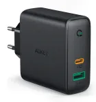 AUKEY Wall Charger 2xUSB Power Delivery (1xUSB A+1xUSB C) 5.4A 30W Dynamic Detect PA-D1