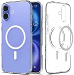 Spigen Liquid Crystal MagFit iPhone 16 Case Crystal Clear