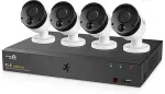IGET HGNVK85304 - PoE FullHD camera set, 8CH NVR + 4x IP 1080p camera, SMART detection, W/M/Andr/iOS