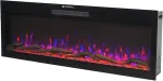 No name Electric fireplace BEF-42WM03 black