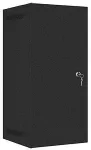 LANBERG RACK CABINET 10" WALL MOUNTED 12U/280X310 FOR SELF-ASSEMBLY WITH METAL DOORS BLACK-FLAT PACK