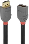 Lindy DisplayPort 1.4 Verl&auml;ngerungskabel 3m, Anthra Line