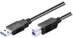 No-Name 3M USB 3.0 A-B M/M BLACK .