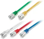 Equip Patchkabel Cat6 S/FTP 2xRJ45 10.00m blau LSZH Polybeutel