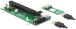 V&otilde;rgukaart DELOCK Riser Karte M.2 Key B+M > PCI Express x16 mit 30 cm USB Kabel