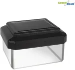 GreenBlue Garden pole solar light 61x41x45 mm GB125 / 6/7 Solar LED Garden Lamp for fence post