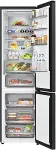 K&uuml;lmik LG Refrigerator | GBBSJ10EEP | Energy efficiency class E | Free standing | Combi | Height 186 cm | No Frost system | Fridge net capacity 220 L | Freezer net capacity 113 L | Display | 35 dB | Essence Matte Black