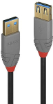 Lindy Anthra Line - USB-Kabel - USB Typ A (M) bis USB Typ A (W) - USB 3,1 Gen1 - 50 cm (36760)