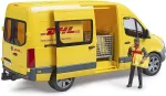 BRUDER MB Sprinter DHL with driver, model vehicle (yellow)
