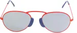 LGR P&auml;ikeseprillid unisex AGADIR-RED-07 (L&auml;&auml;ts/Sild/Taldrik) 54/20/145 mm