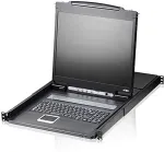 ATEN | 8-Port PS/2-USB VGA 19" LCD KVM Switch | CL1308N-ATA-AG