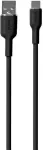 PURO Kaabel Soft USB/USB-C 1.5m, must