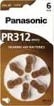 Panasonic Batteries Panasonic kuuldeaparaadi patarei PR312L/6DC