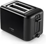 Bosch | DesignLine Toaster | TAT3P423 | Power 970 W | Number of slots 2 | Housing material Stainless steel | Black
