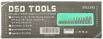 DSDTOOLS 15-osaline l&ouml;&ouml;gitorx otsikute komplekt &ndash; 1/4 3/8 1/2 k&auml;ikudega DS1181