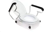 ANTAR Toilet seat raiser with lid and armrests AT51204