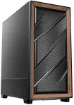 Korpus Antec FLUX SE Midi Tower Black, Wood