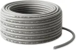 QOLTEC Kabel sieciowy skrętka UTP do Patchcordu | Miedziany Cu |CAT6 | High speed 1Gb/s | LAN | 50m | szary