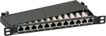 EFB-Elektronik EFB Mini-Patchpanel STP 12xRJ45 Cat.6A, 10 0,5HE, RAL7035 grau
