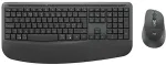 Klaviatuur Logitech Signature Comfort Plus Combo MK880 for Business keyboard Mouse included Office RF Wireless + Bluetooth QWERTY Danish, Norwegian, Swedish, Finnish Graphite