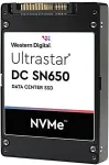 K&otilde;vaketas Western Digital M.2 2.5Zoll Ultrastar DC SN650 SSD U.3 15MM 7680GB 6.4cm PCIe TLC RI-1DW/D BICS5 ISE