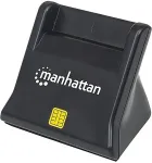 Kaardilugeja Manhattan USB2.0-Smartcard/SIM-Kartenleseger&auml;t mit Standfu&szlig;