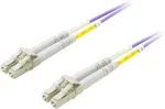 DELTACO fiberkablage, LC - LC, 50/125, OM4, dupleks, multimode, 7m