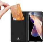 Dux Ducis Kaitse&uuml;mbris kaanega Skin Pro, Xiaomi Redmi Note 11 Pro+ 5G, must,
