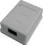 DATACOM Single surface-mounted socket-1xRJ45, Cat5e UTP