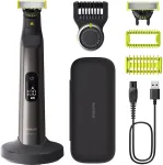 Pardel PHILIPS | Hair trimmer, Face and Body | QP6652/61 OneBlade Pro 360 | Cordless | Wet & Dry | Number of length steps 20 | Grey/Black