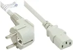 Good Connections Schutzkontakt-Stecker gew.- C13 grau 3m