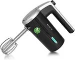 EMERIO Handmixer, 3 Geschw. R&uuml;cklauffunktion kabellos schwar