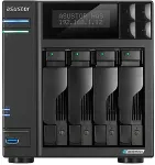 Asustor LOCKERSTOR 4 Gen2 (AS6704T) NAS Desktop Intel&reg; Celeron&reg; N N5105 4 GB DDR4 0 TB ADM Black