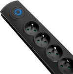 QOLTEC Surge protector | 6 gniazd | 3,0m